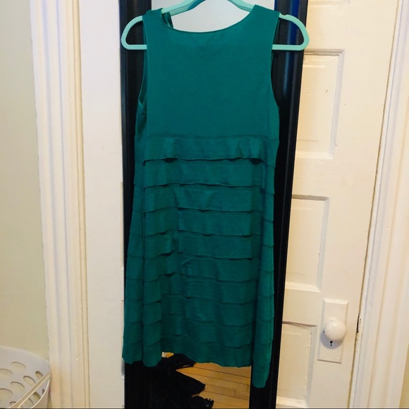 Green Ruffle Dress - Picture 2 of 3